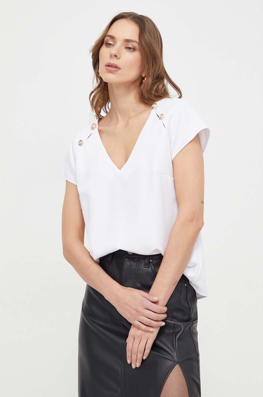 

Тениска Guess MATTEA в бяло W4RH47 WFWX2, Бял