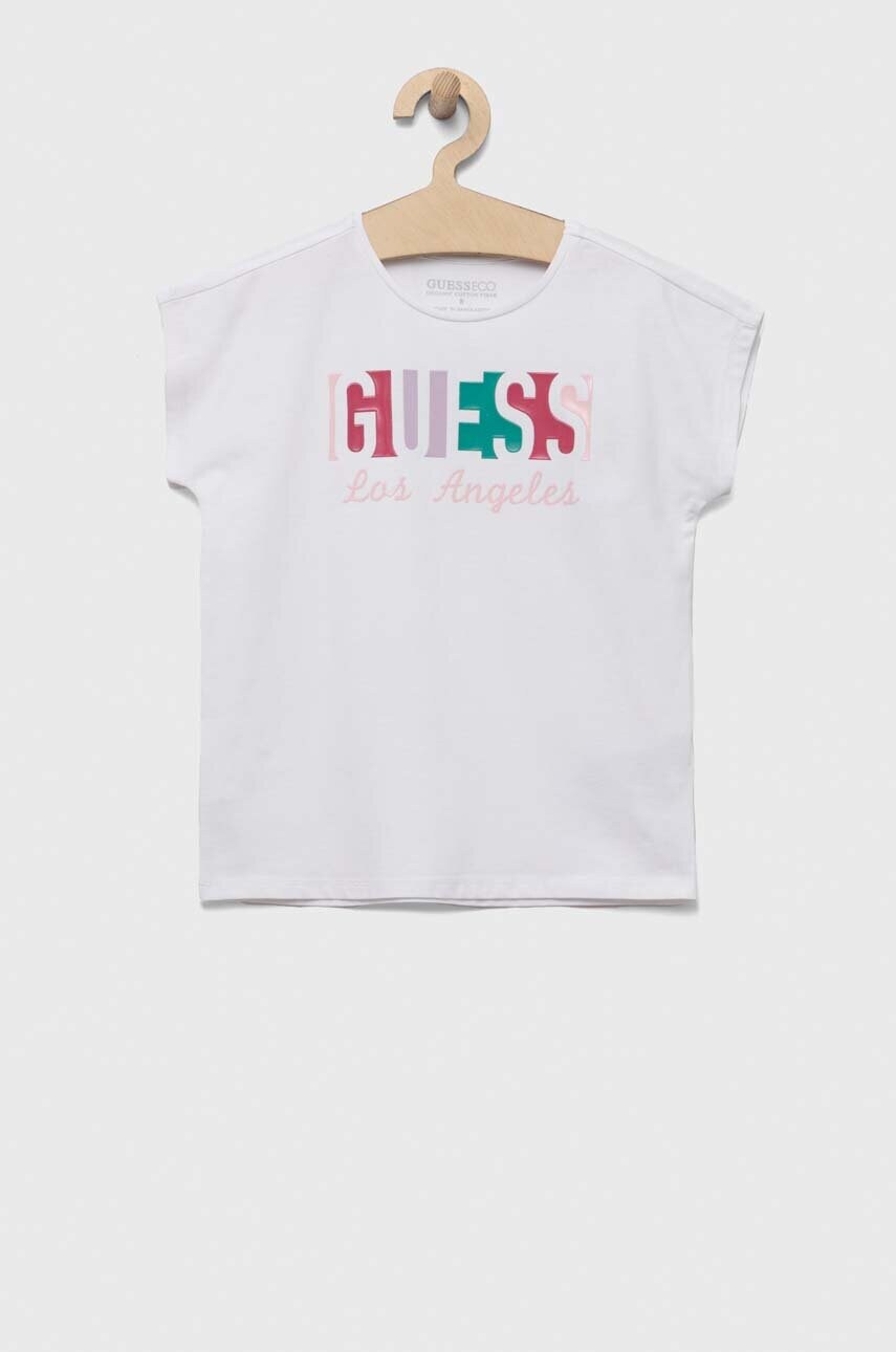 

Детская футболка Guess цвет белый