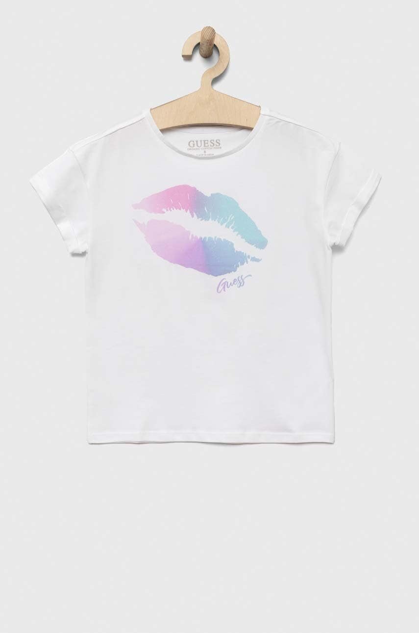 Детская футболка Guess цвет белый в Луцке Детская футболка Guess цвет белый в Луцке