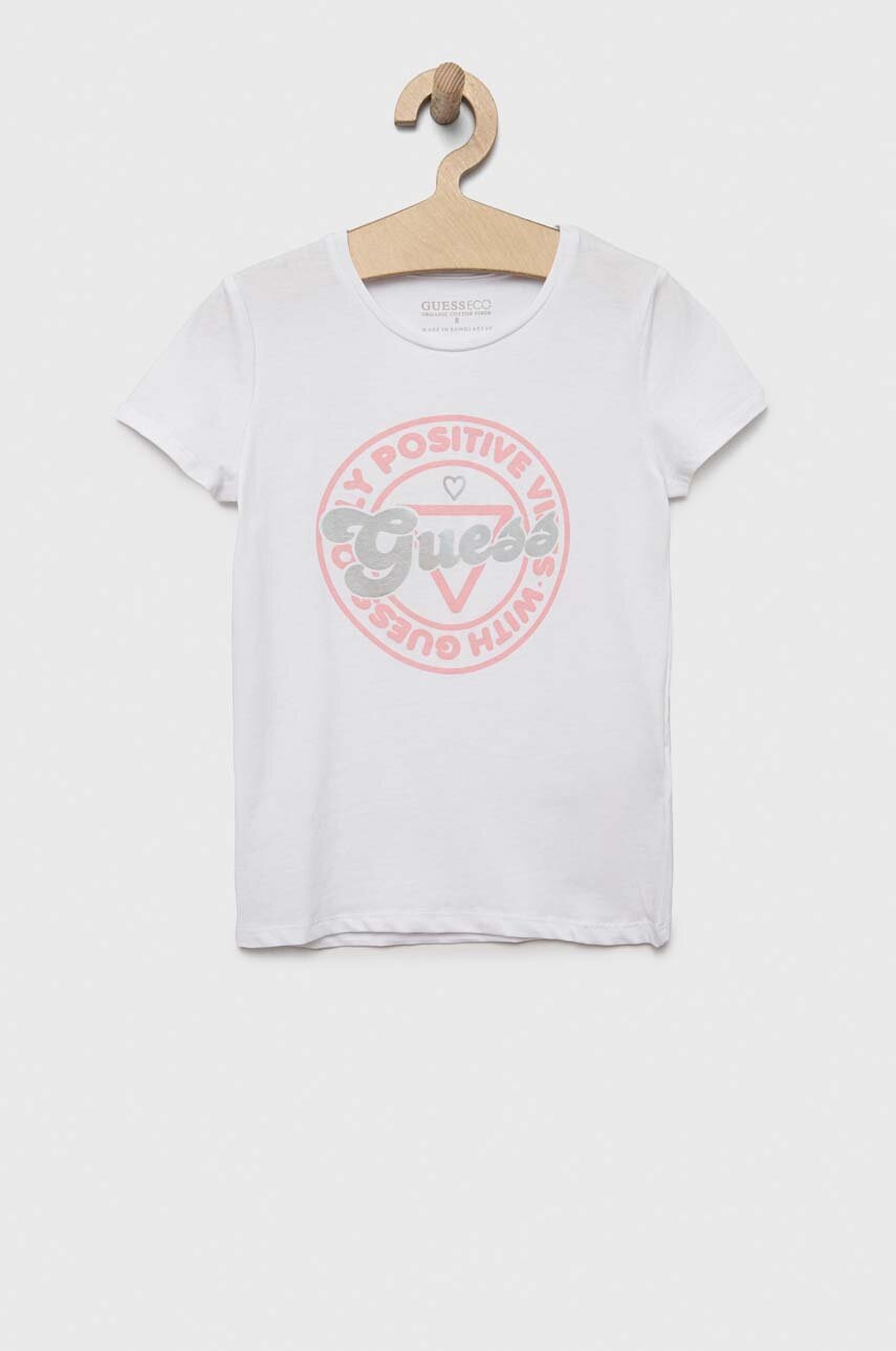 

Детская футболка Guess цвет белый