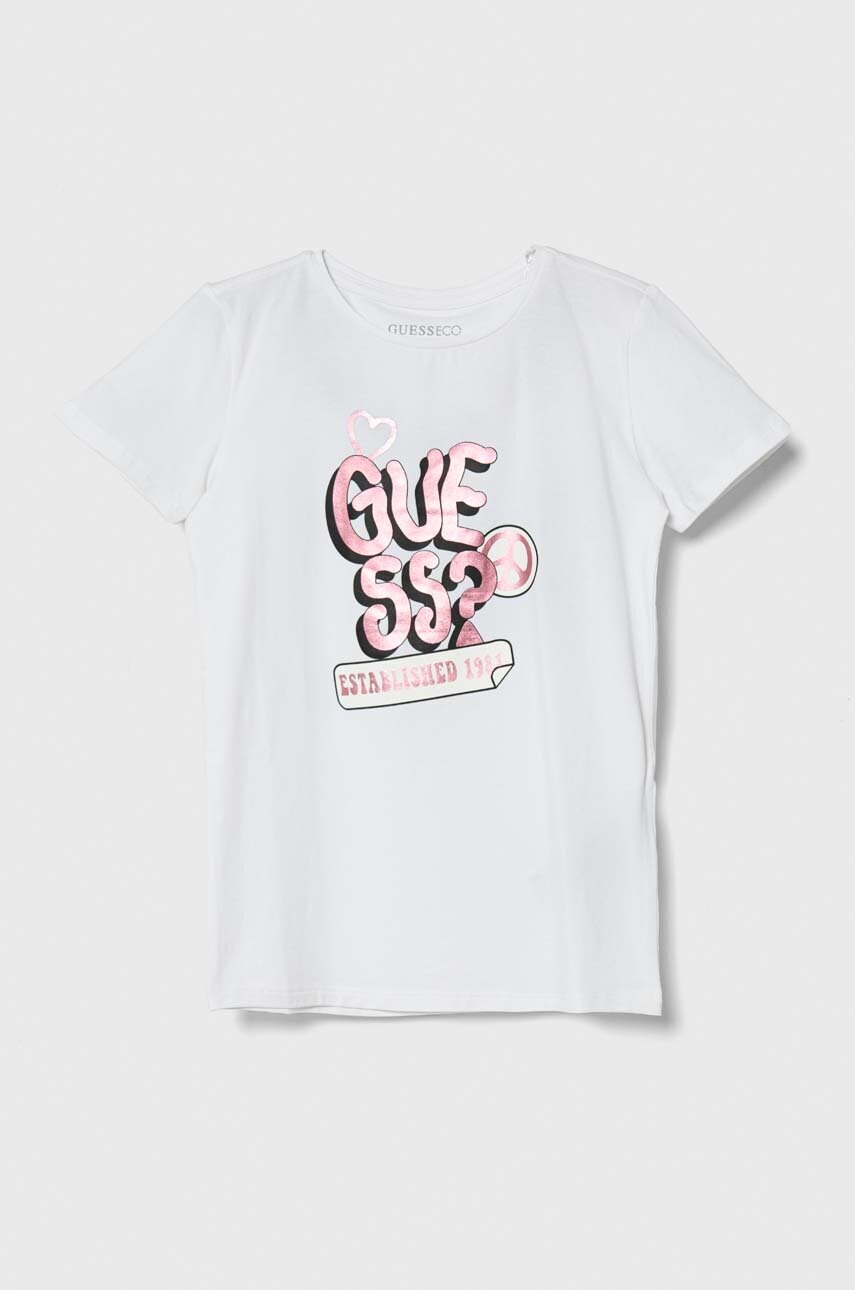 

Детская футболка Guess цвет белый