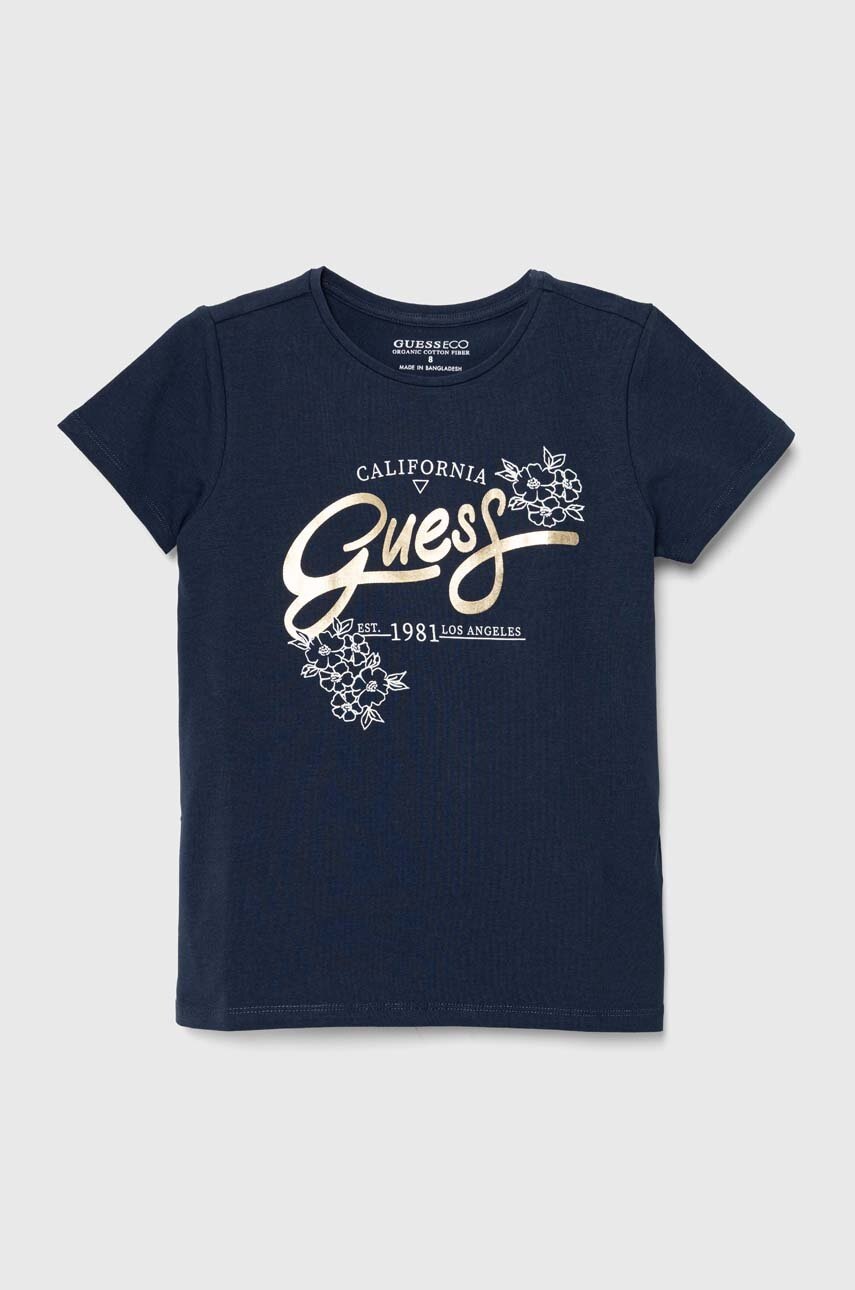 

Дитяча футболка Guess колір синій
