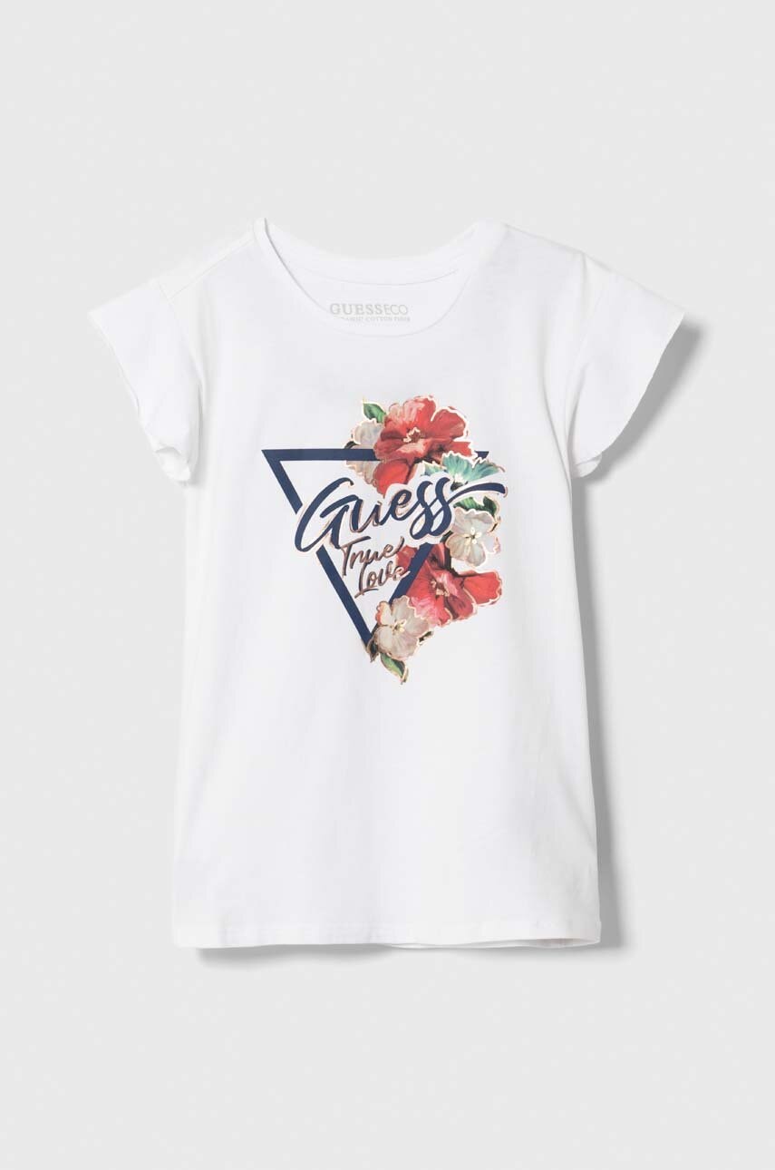 Детская футболка Guess цвет белый в Луцке Детская футболка Guess цвет белый в Луцке