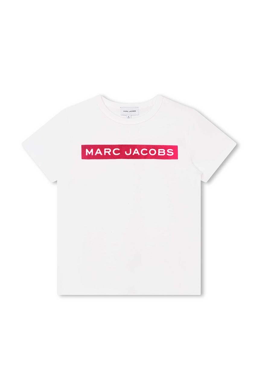 Marc Jacobs tricou de bumbac pentru copii culoarea alb