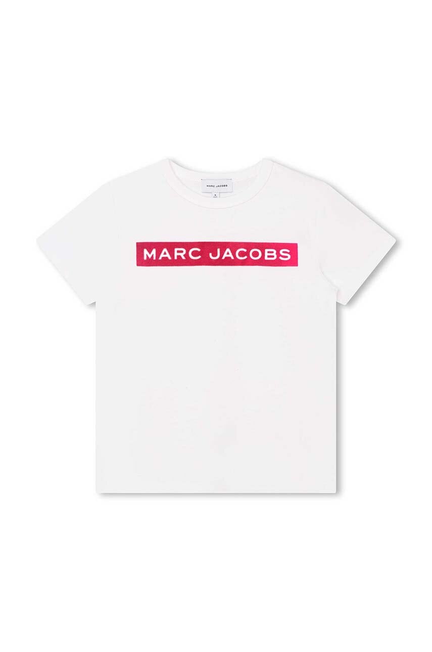 Детская хлопковая футболка Marc Jacobs цвет белый Детская хлопковая футболка Marc Jacobs цвет белый