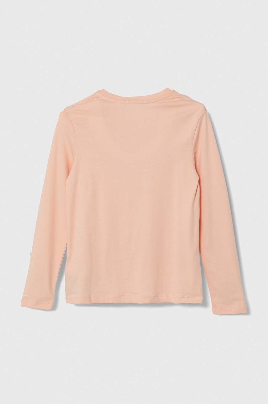 Хлопковый детский лонгслив Calvin Klein Jeans цвет розовый Хлопковый детский лонгслив Calvin Klein Jeans цвет розовый
