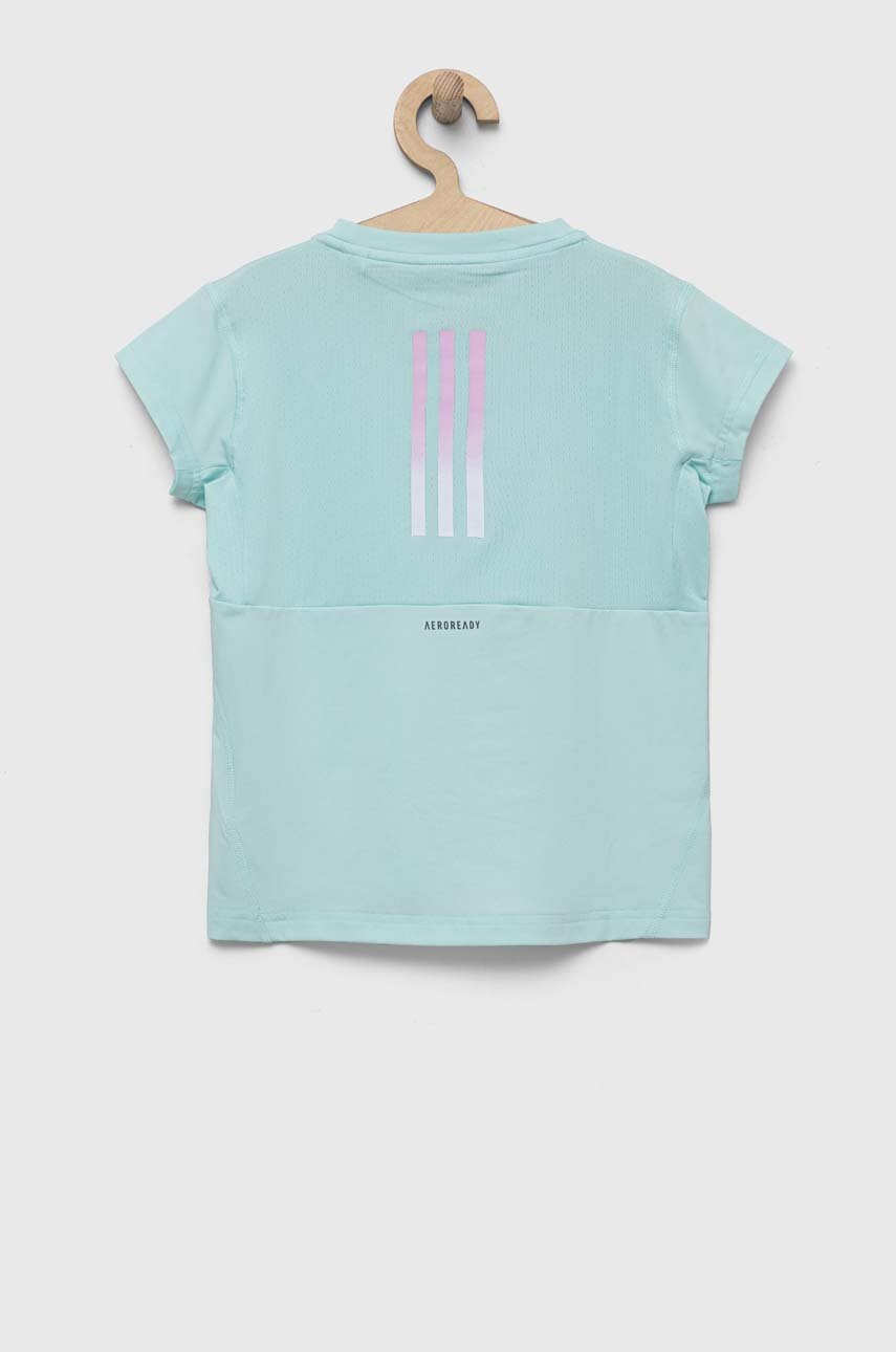 Детская футболка adidas цвет бирюзовый