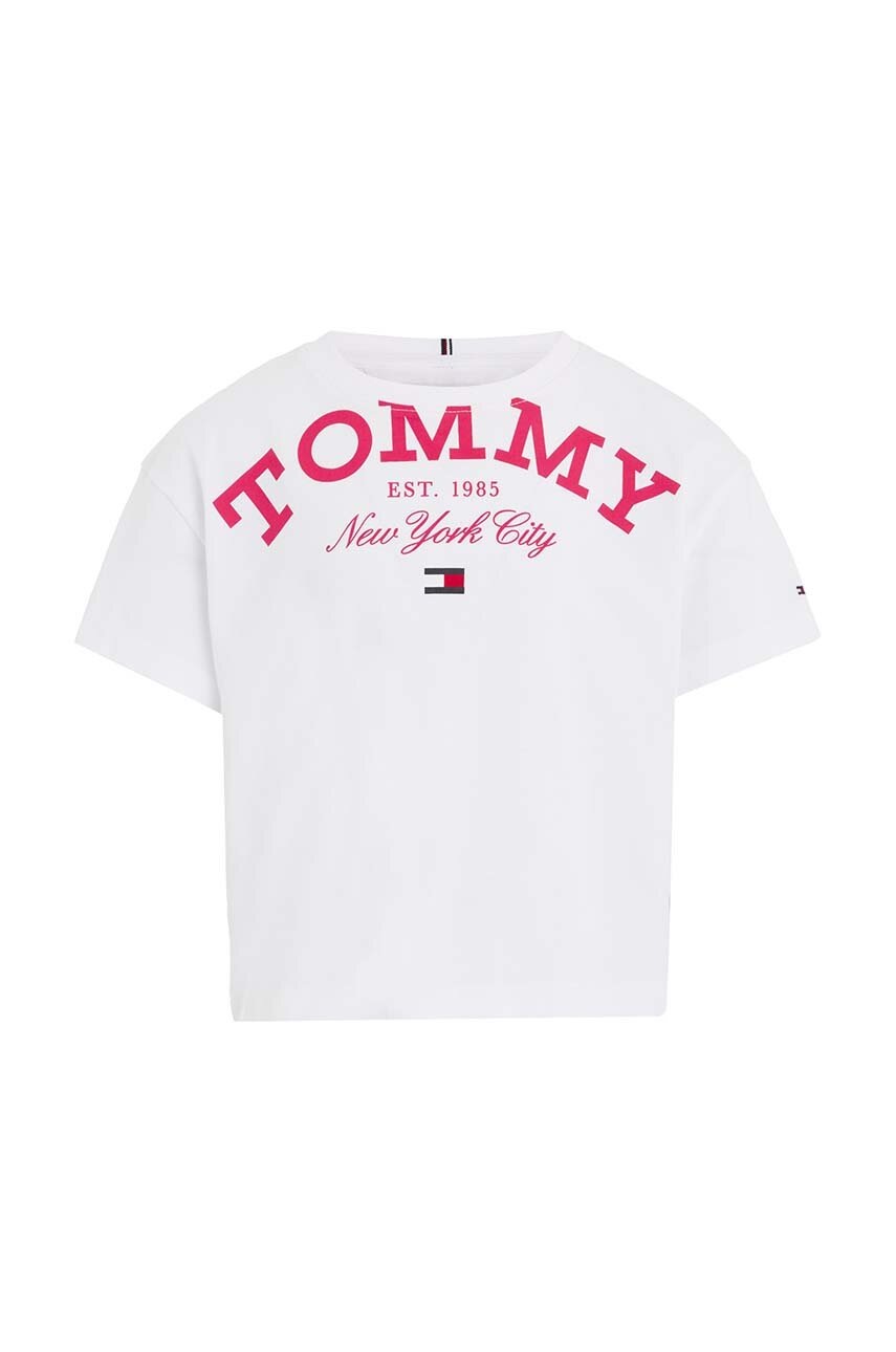

Хлопковая футболка Tommy Hilfiger цвет белый