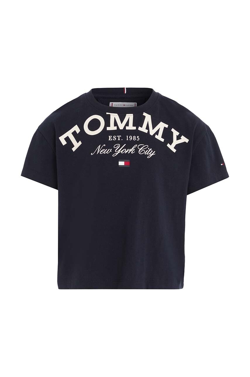 

Бавовняна футболка Tommy Hilfiger колір синій