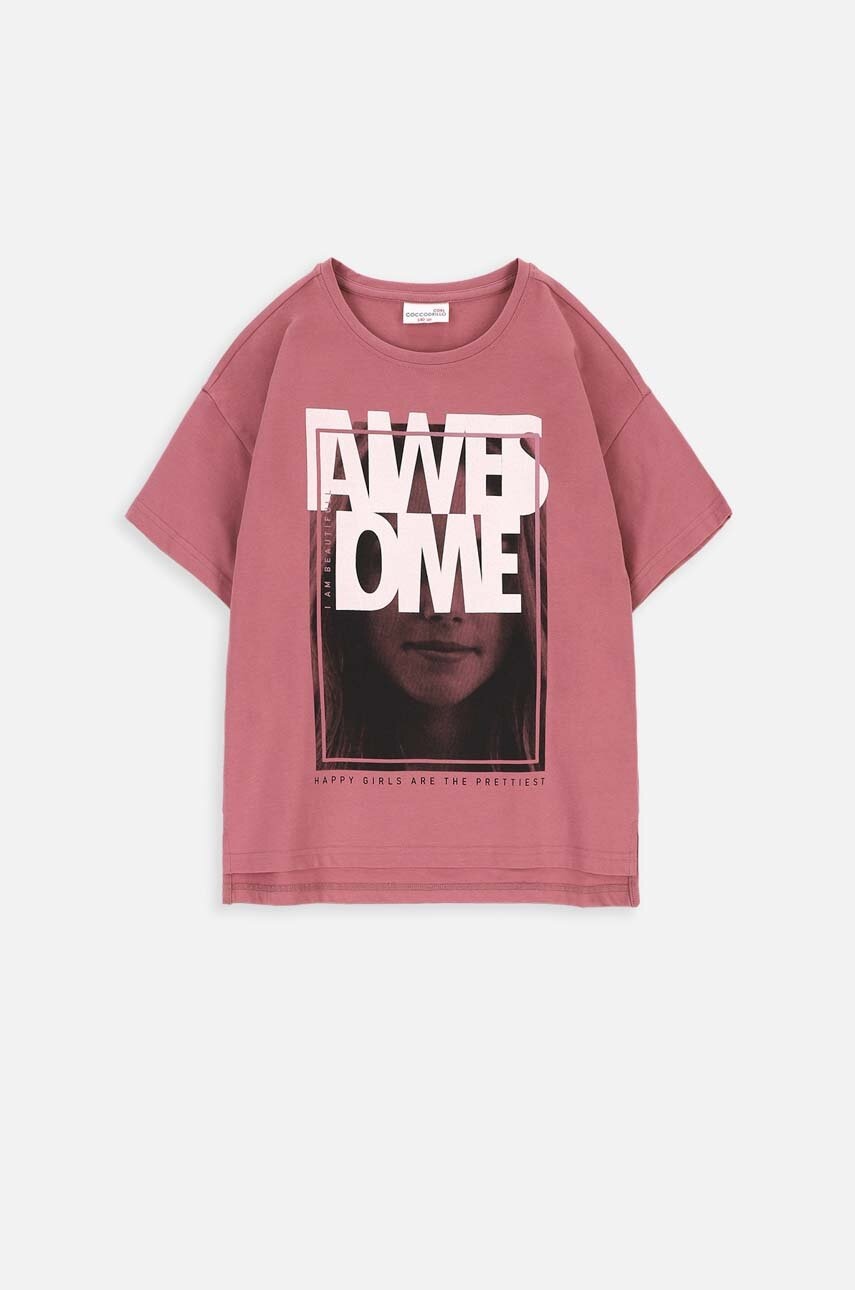 Детская футболка Coccodrillo цвет розовый Детская футболка Coccodrillo цвет розовый