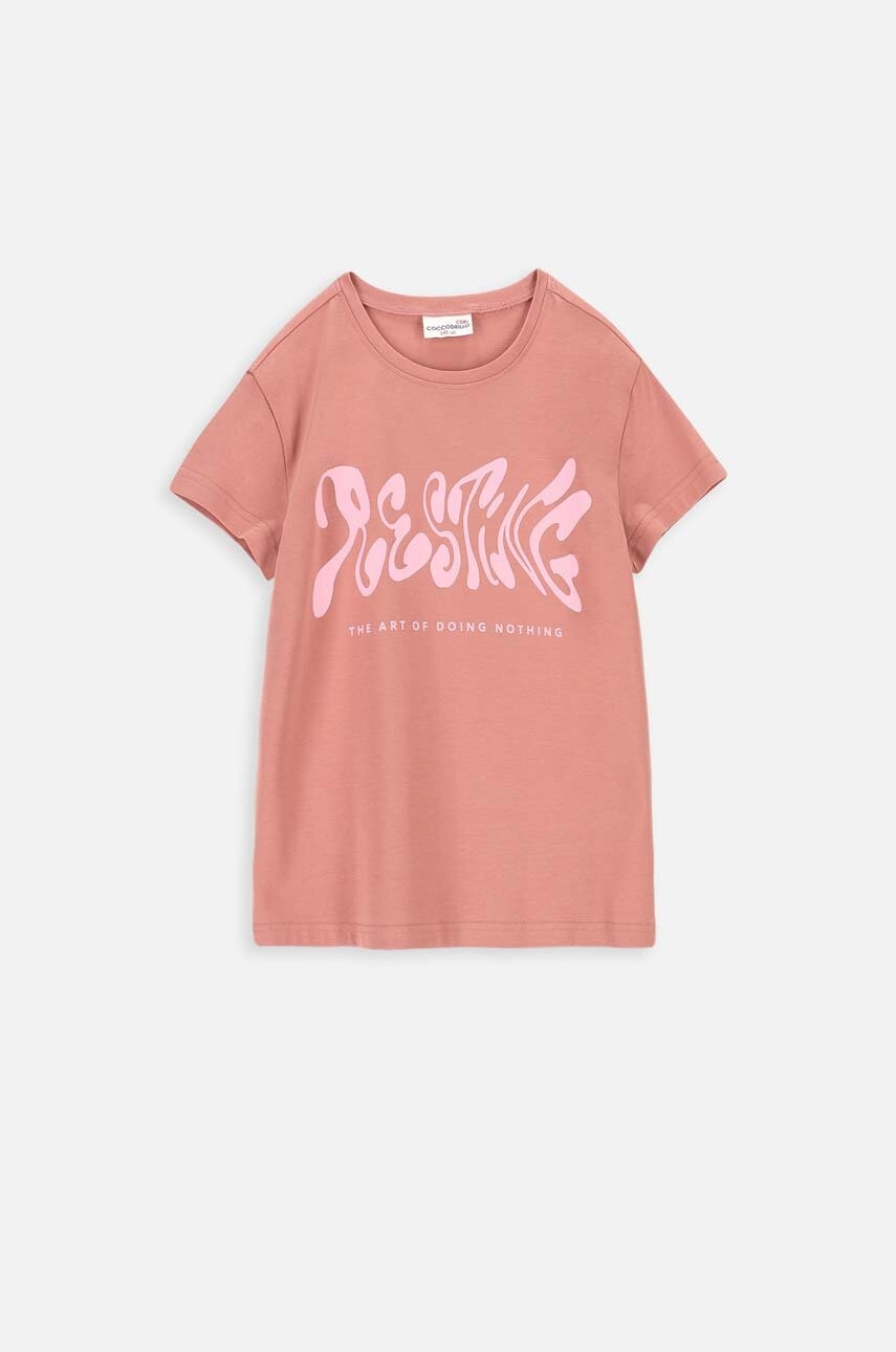 Детская футболка Coccodrillo цвет оранжевый Детская футболка Coccodrillo цвет оранжевый