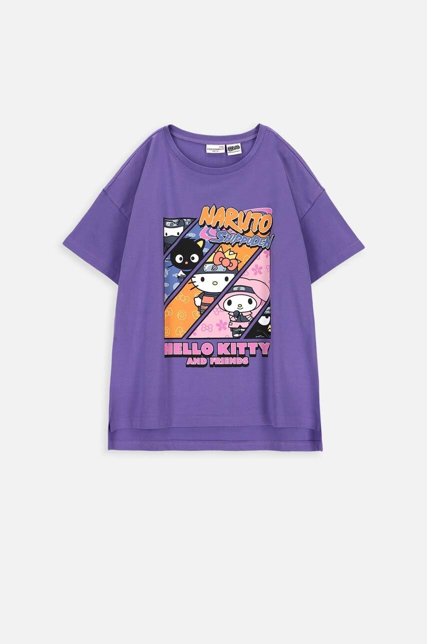 Детская футболка Coccodrillo цвет фиолетовый в Луцке Детская футболка Coccodrillo цвет фиолетовый в Луцке