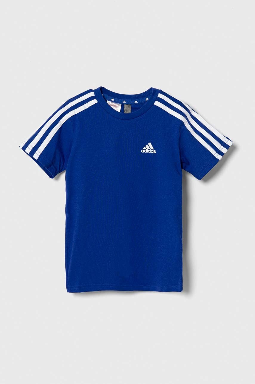

Детская хлопковая футболка adidas узорная