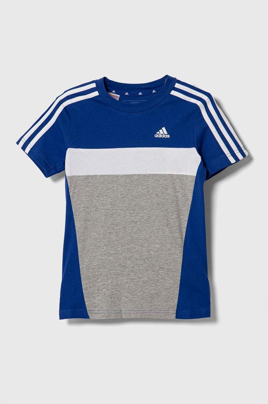 Детская хлопковая футболка adidas узорная