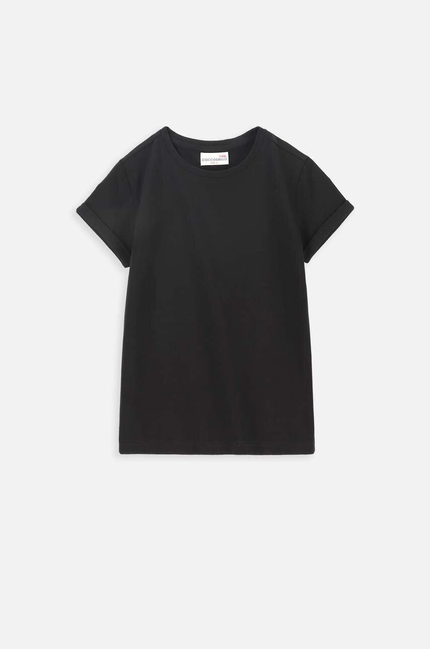 Детская футболка Coccodrillo цвет чёрный однотонный Детская футболка Coccodrillo цвет чёрный однотонный