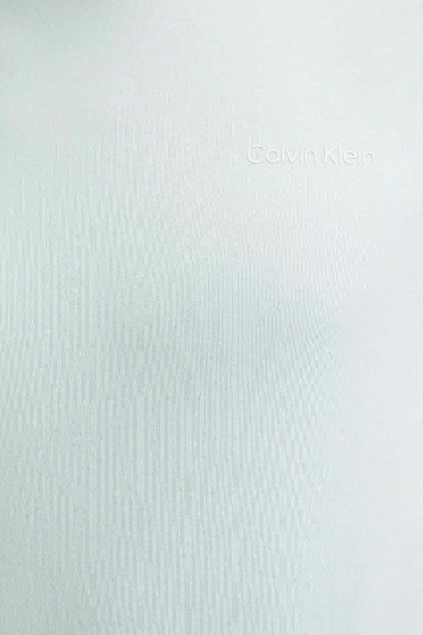 Βαμβακερό μπλουζάκι Calvin Klein ανδρικό, χρώμα: τιρκουάζ, K10K109894 φωτογραφία