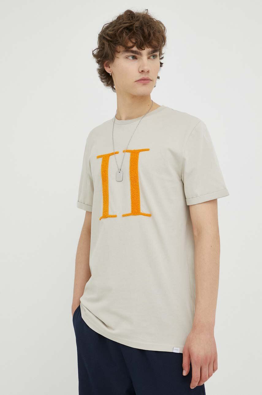 Bavlněné tričko Les Deux béžová barva - béžová - 100 % Bavlna