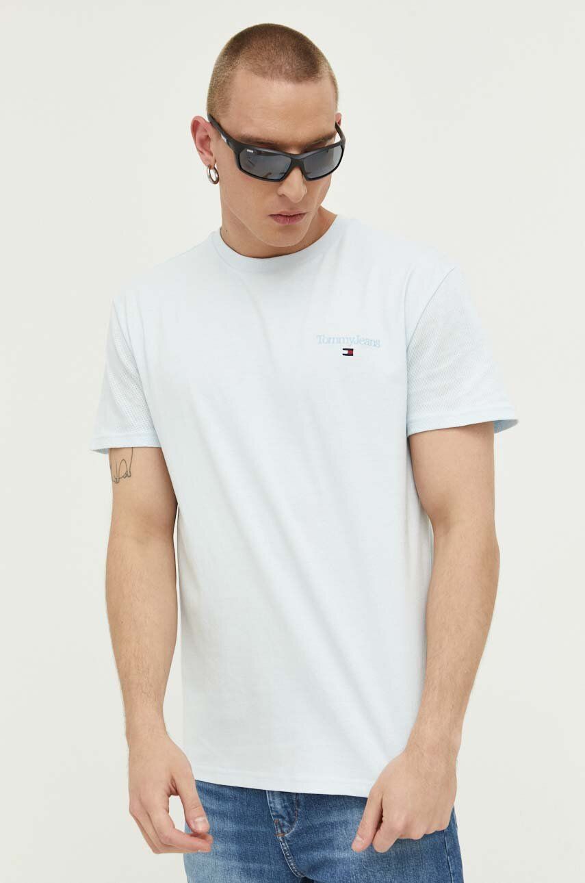 Tommy Jeans tricou din bumbac neted