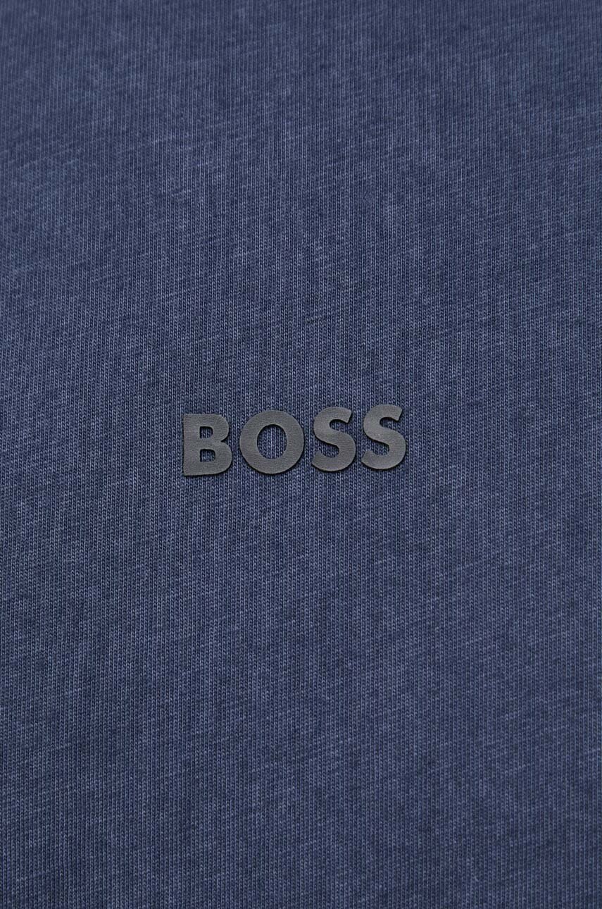 Βαμβακερό μπλουζάκι Boss Orange BOSS ORANGE χρώμα: ναυτικό μπλε φωτογραφία