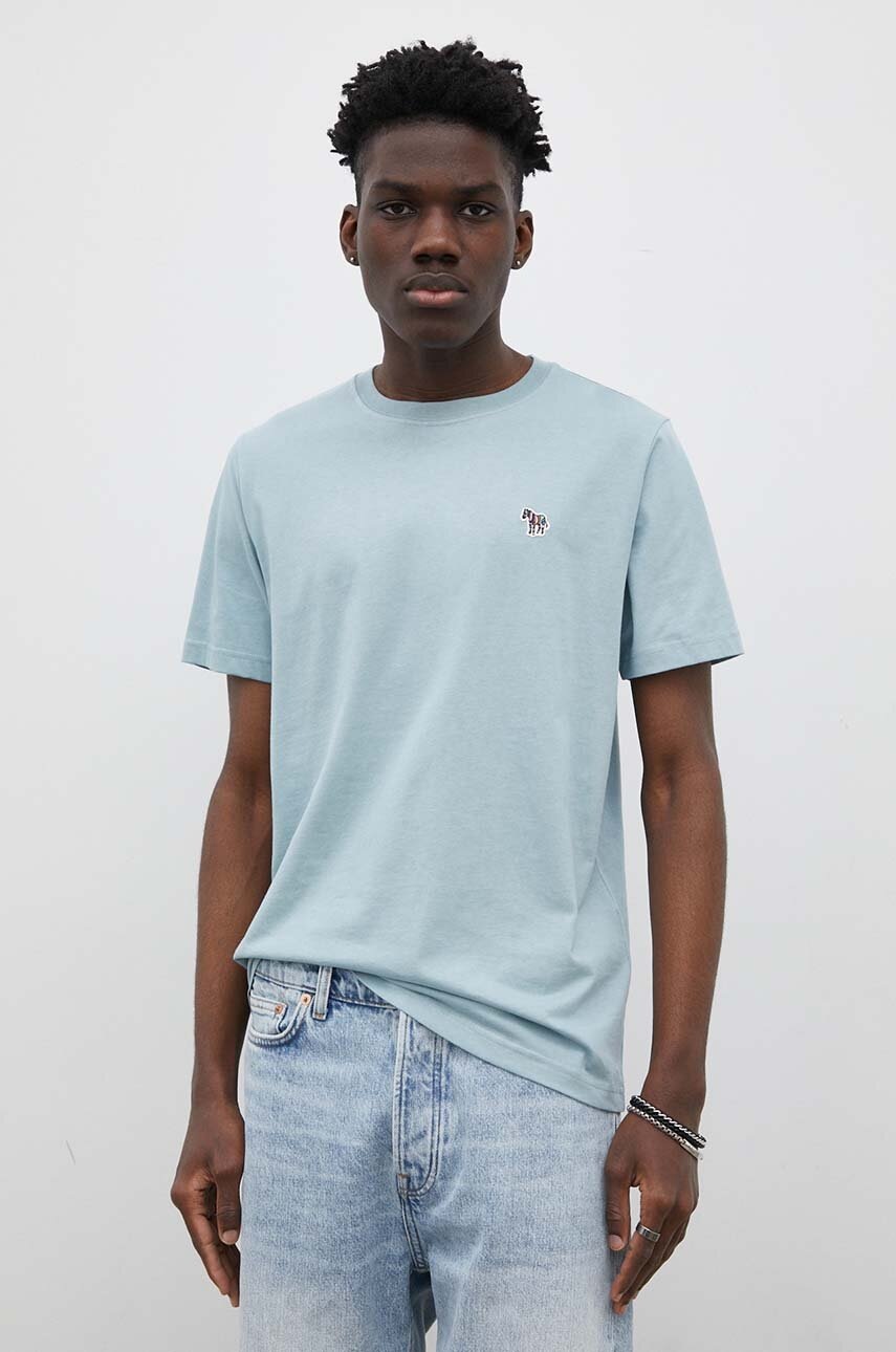 

Хлопковая футболка PS Paul Smith однотонный