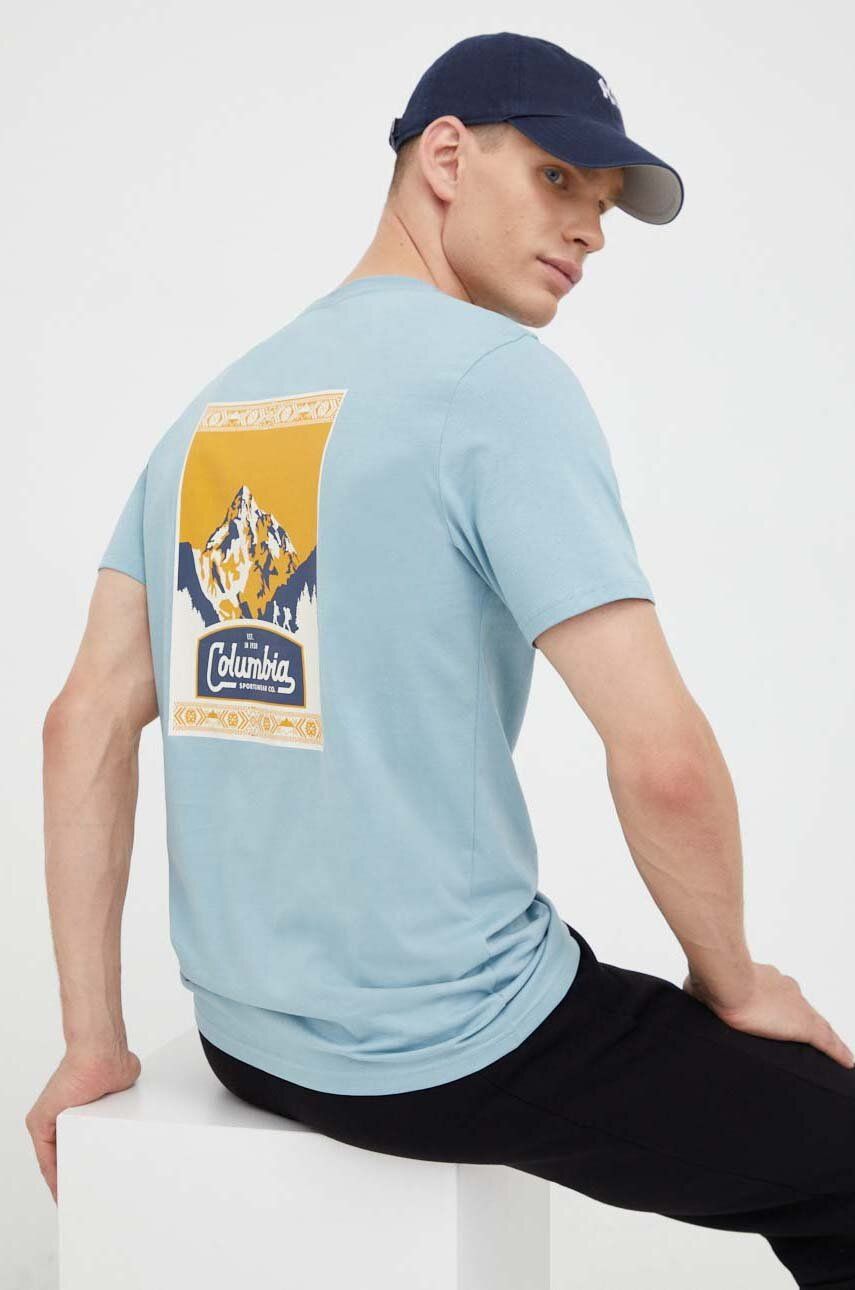 E-shop Bavlněné tričko Columbia s potiskem