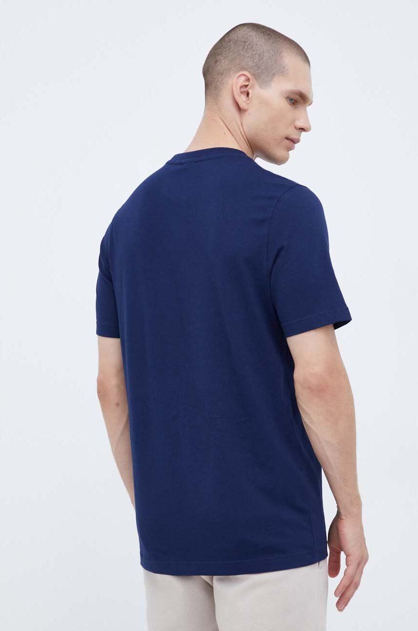 Adidas Originals Tricou Din Bumbac Culoarea Albastru Marin, Cu Imprimeu
