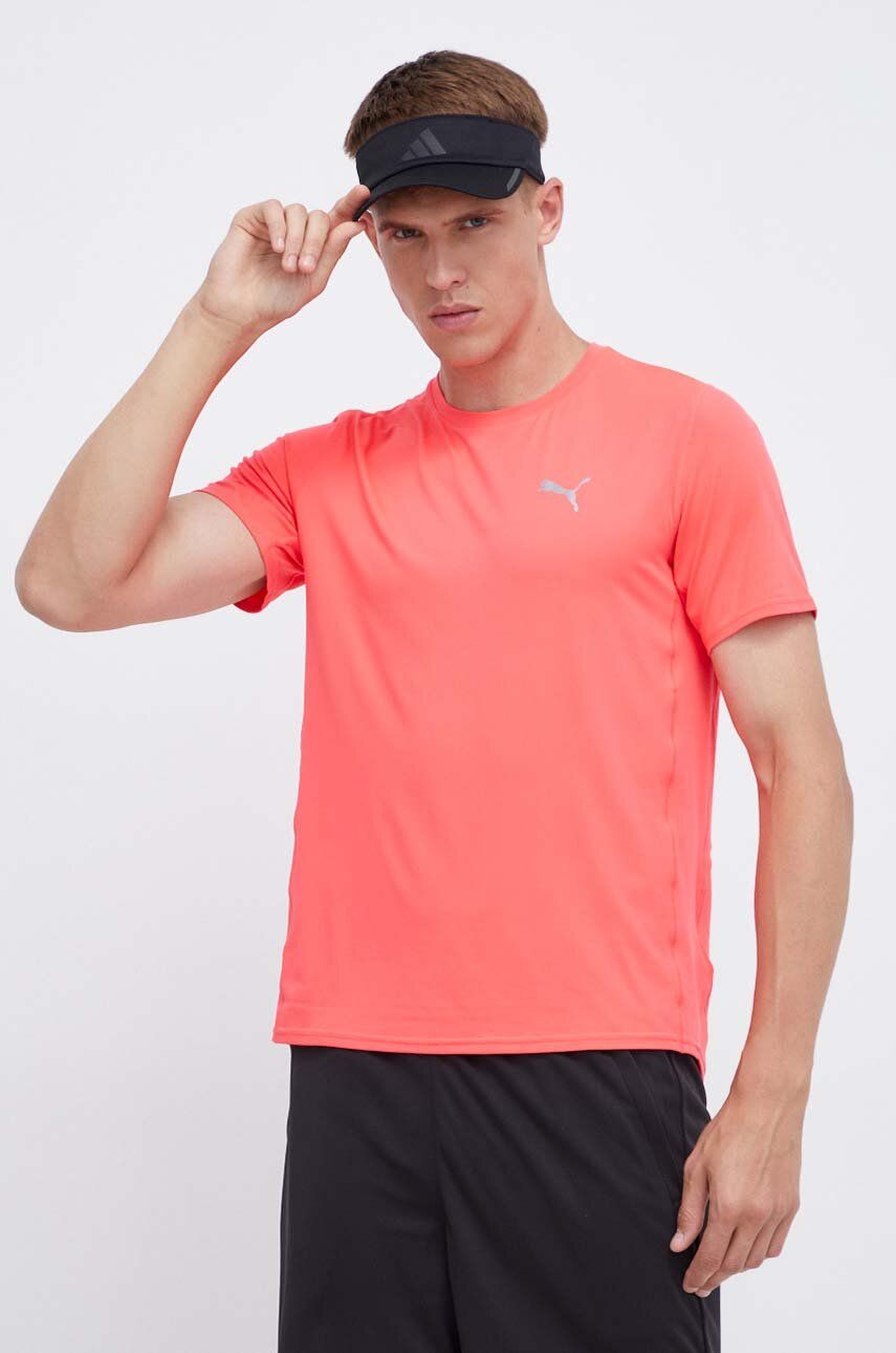 Levně Běžecké tričko Puma Cloudspun růžová barva