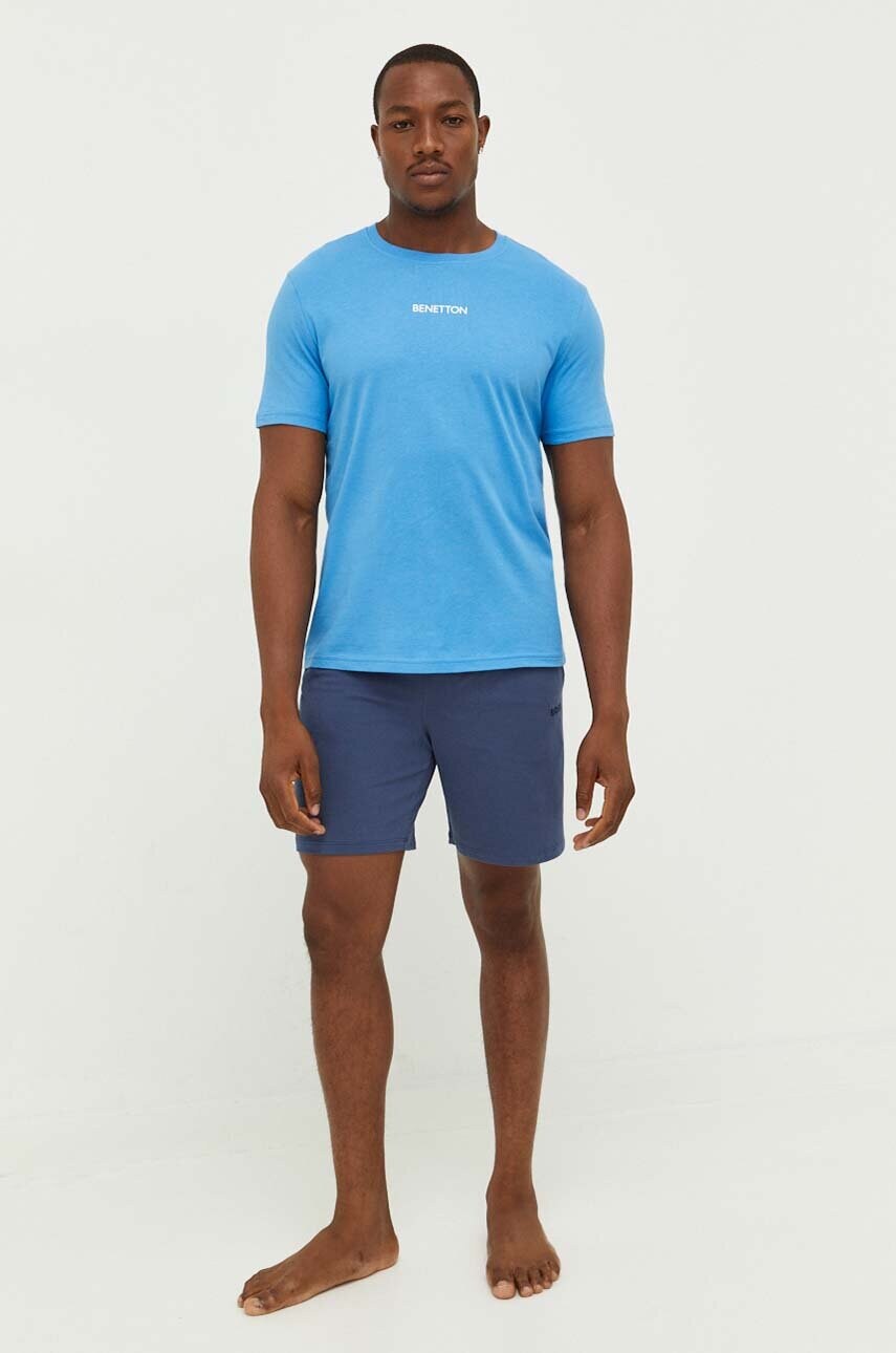 

Хлопковая футболка United Colors of Benetton с принтом