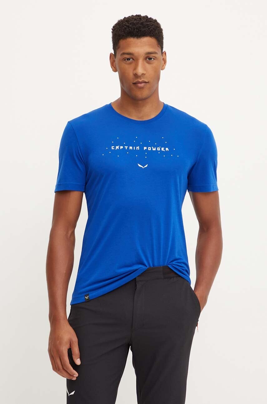 Salewa tricou sport Pure Snow Captain Dry cu imprimeu, 00.0000028809