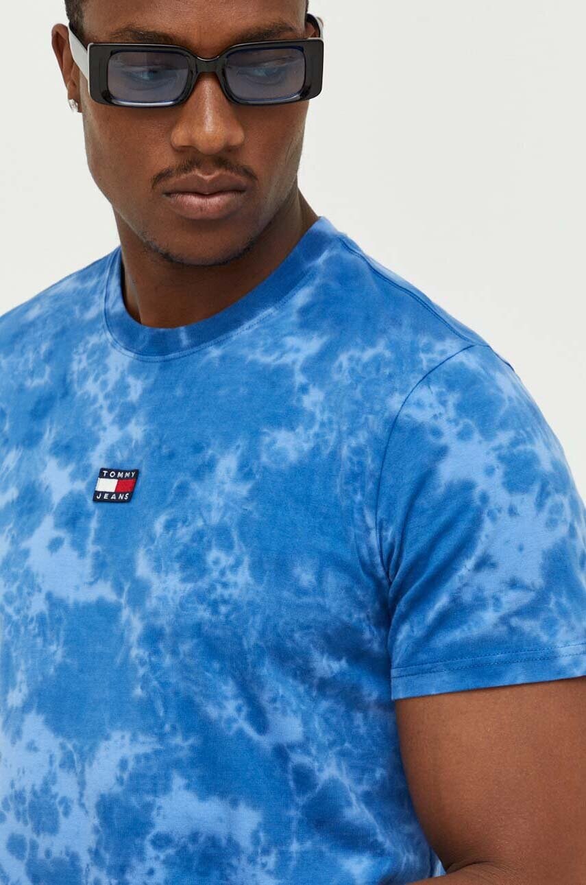 

Хлопковая футболка Tommy Jeans узорный