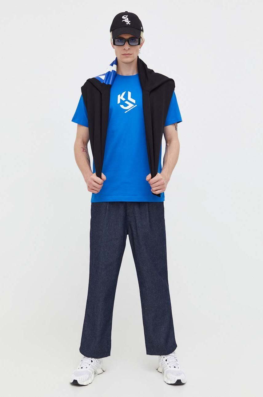 E-shop Bavlněné tričko Karl Lagerfeld Jeans s potiskem