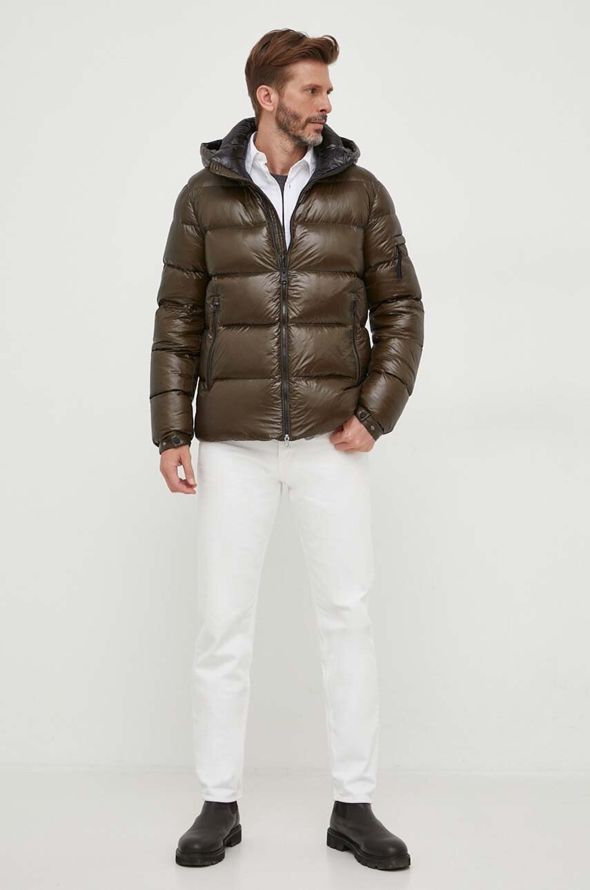 Βαμβακερό μπλουζάκι Barbour χρώμα: γκρι MTS0331 φωτογραφία