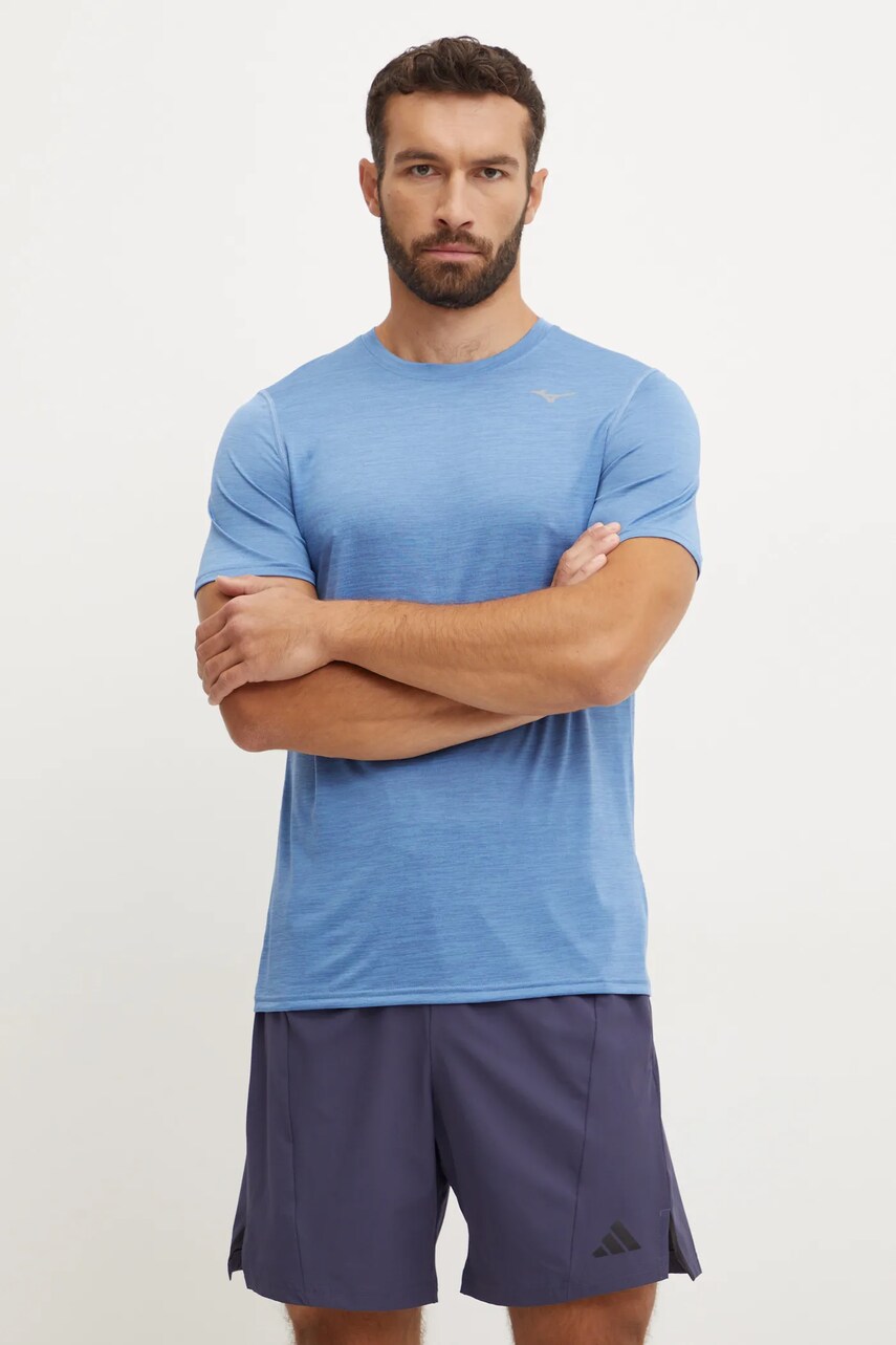 Mizuno tricou de alergare Impulse melanj, J2GAA519