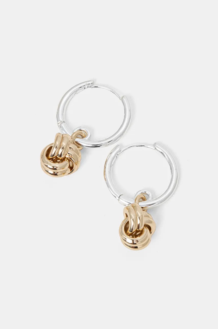 

Обици Lauren Ralph Lauren PE 15MM HOOP W DROP 14G00869, Злато