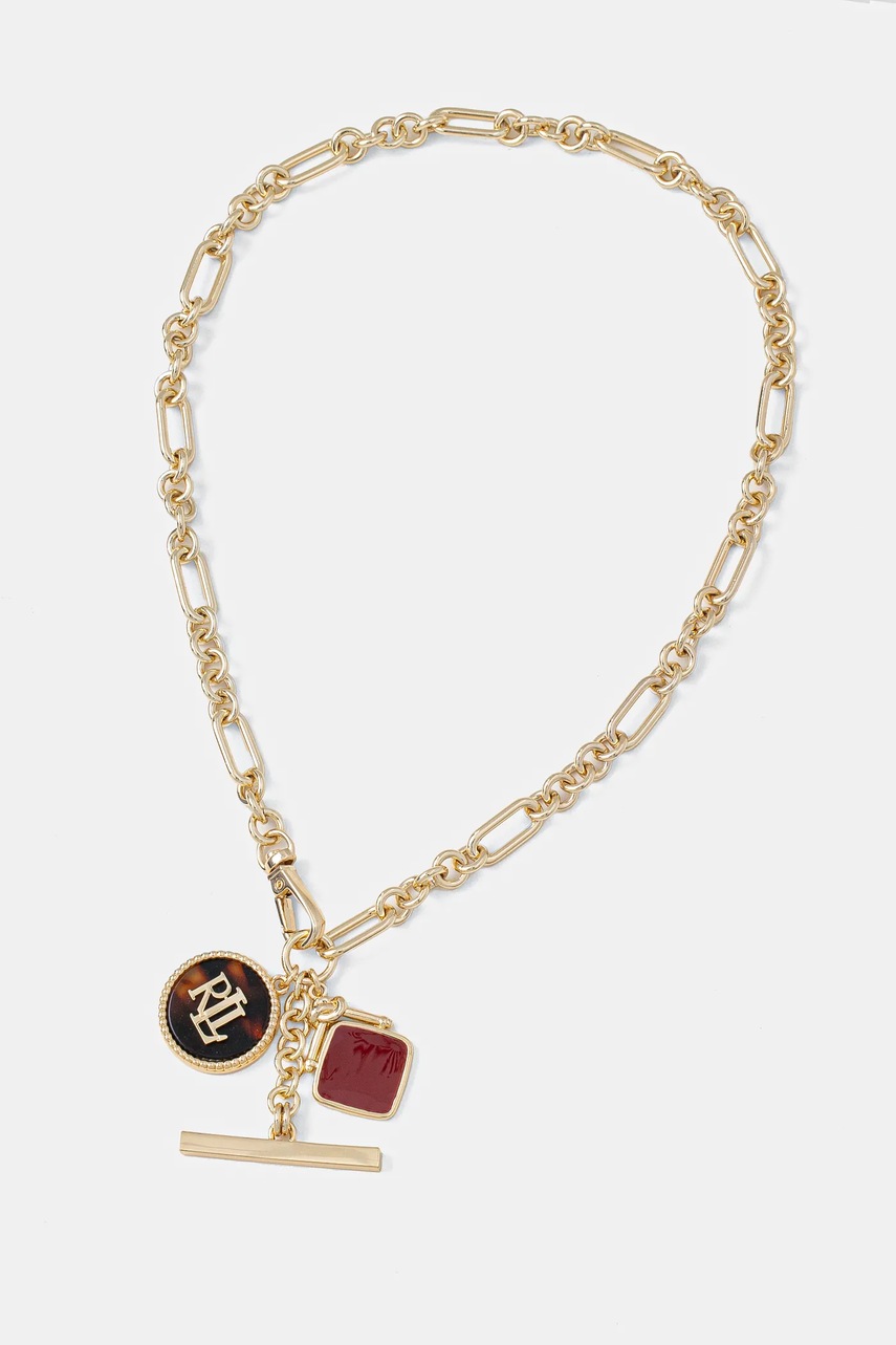 

Колие Lauren Ralph Lauren NK 17IN CHARM PENDANT 14N00526, Злато