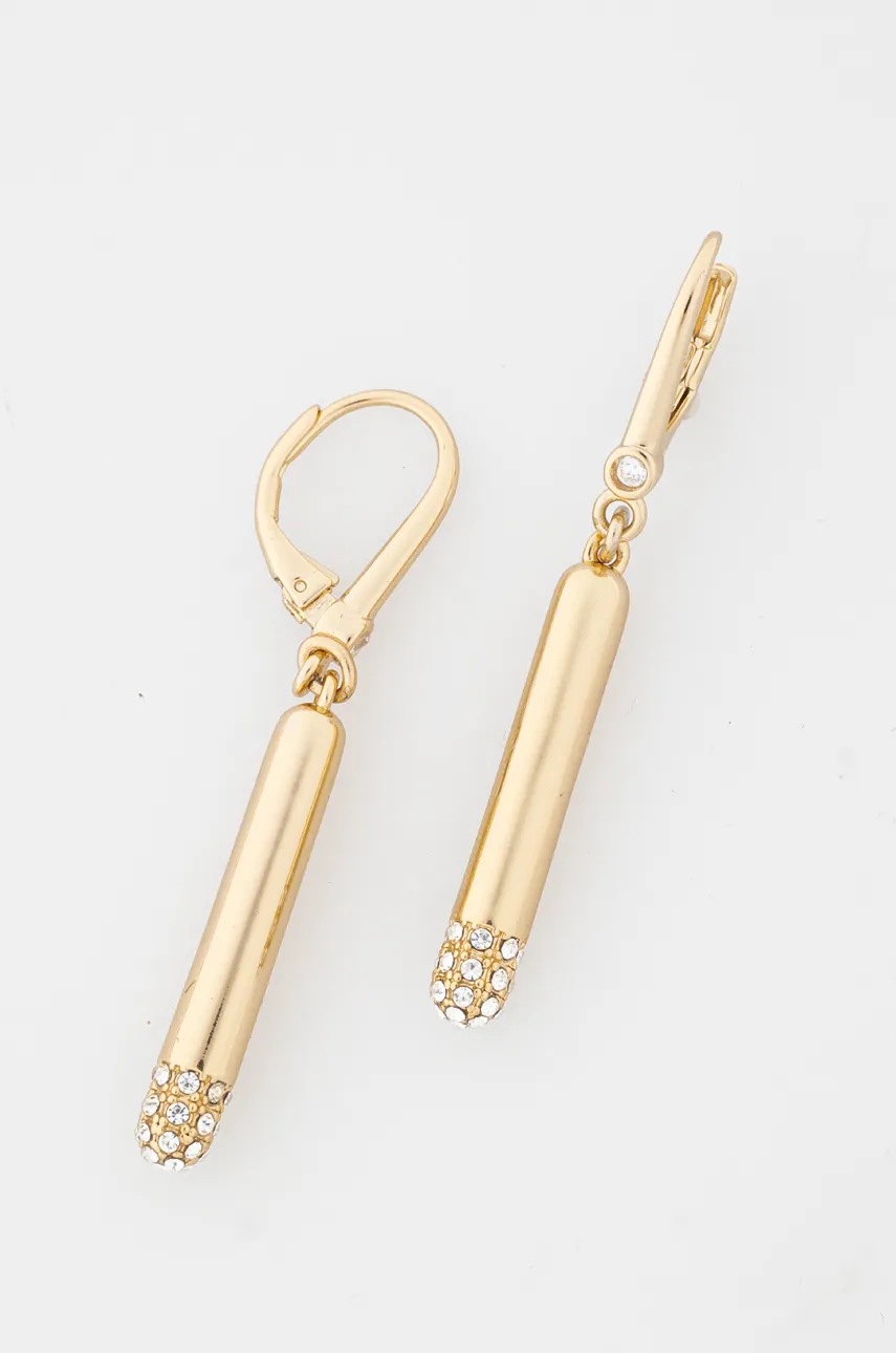 

Обици Dkny PE PAVE BAR DROP 04G00623, Злато