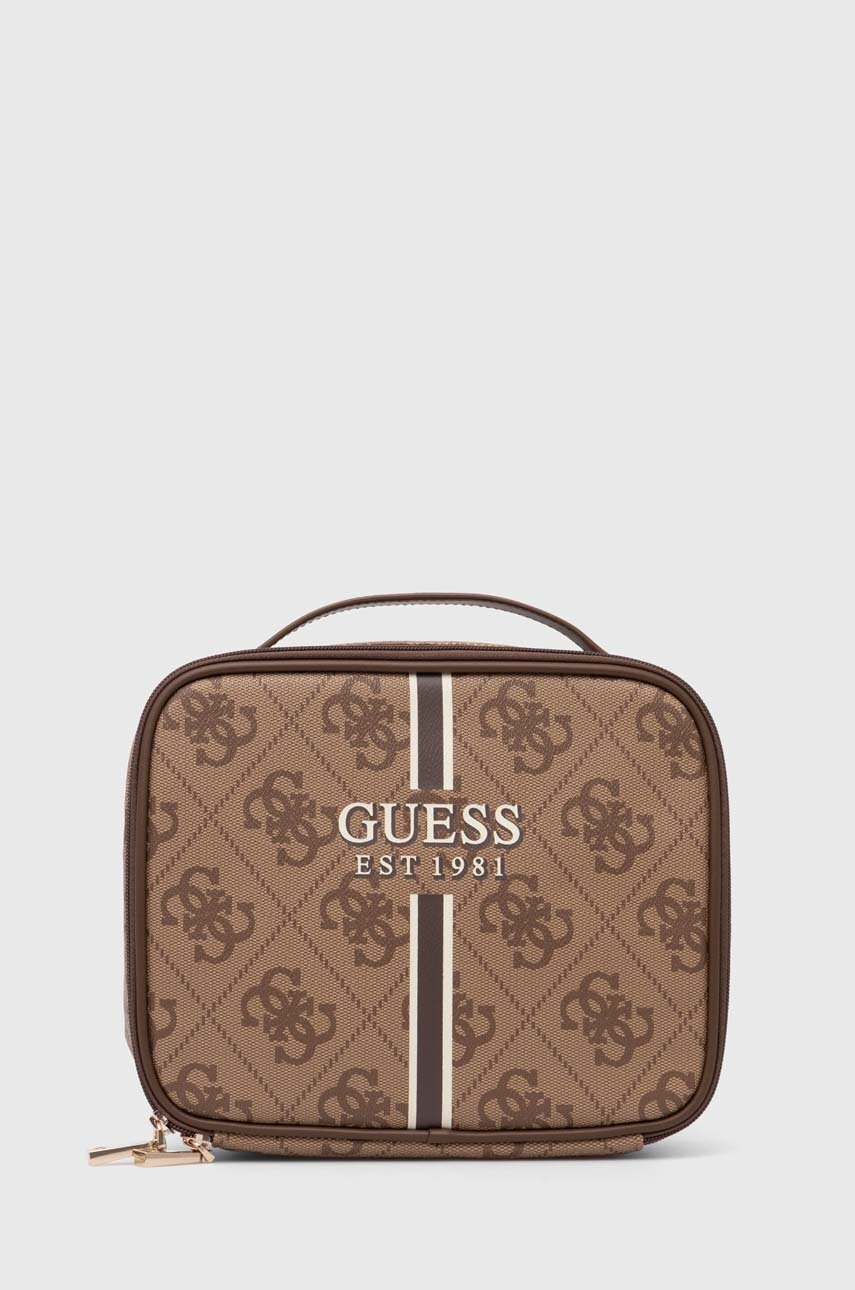 

Козметична чанта Guess KALLISTO в кафяво TWB760 40450, Кафяв