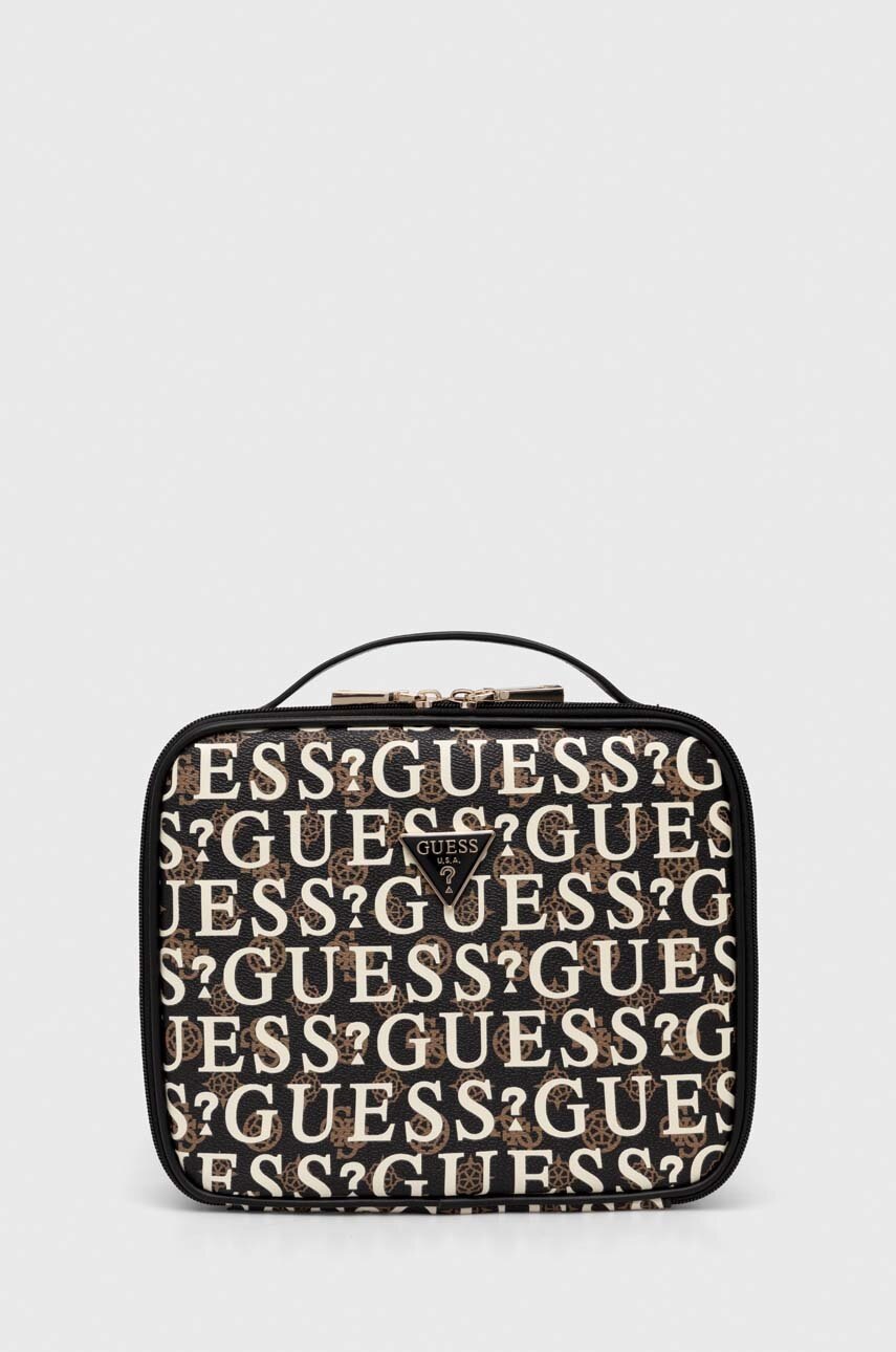 

Козметична чанта Guess STARK в кафяво TWE927 00450, Кафяв
