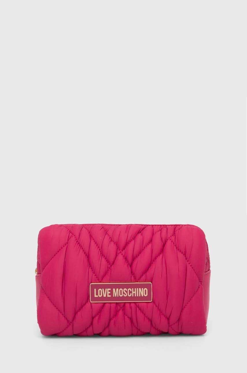 

Козметична чанта Love Moschino в розово JC5300PP1LLR100A, Розов
