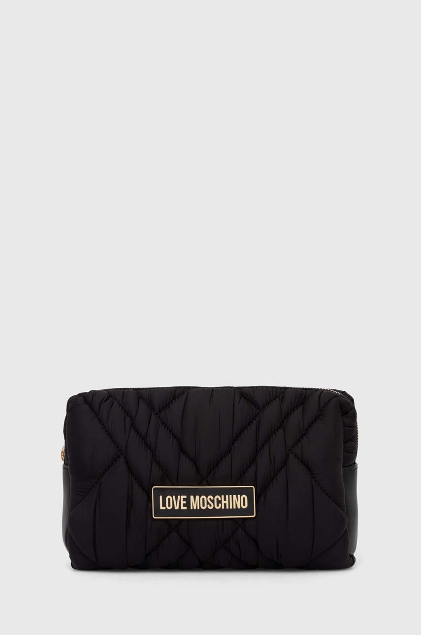 

Козметична чанта Love Moschino в черно JC5300PP1LLR100A, Черен