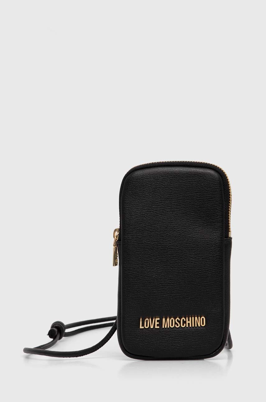 

Калъф за телефон Love Moschino в черно JC5641PP1LLD0000, Черен