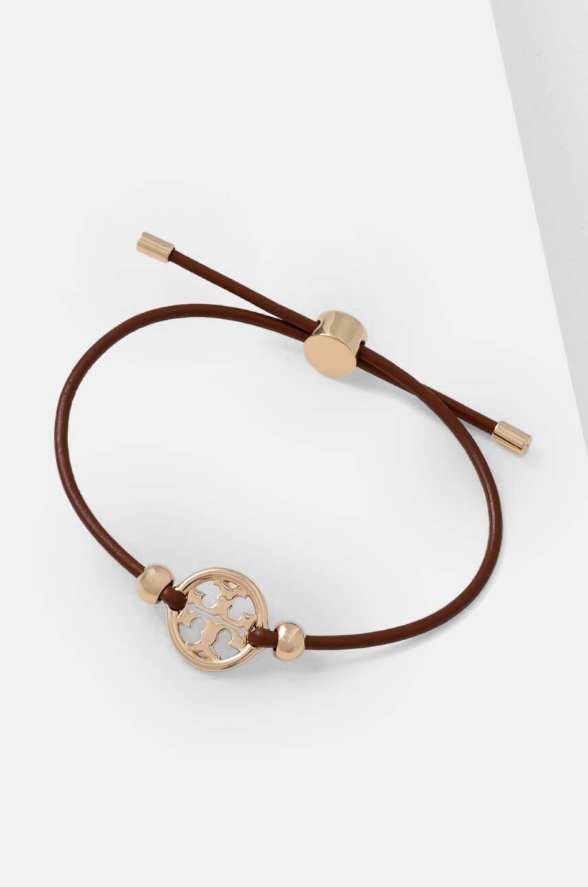 

Кожена гривна Tory Burch Miller Slider дамска 144706, Злато