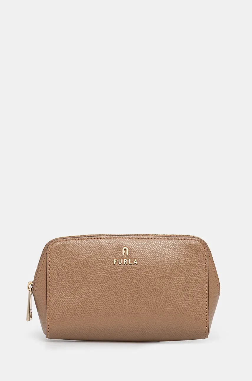 

Кожена козметична чанта Furla в кафяво WE00449.ARE000.YU500, Кафяв