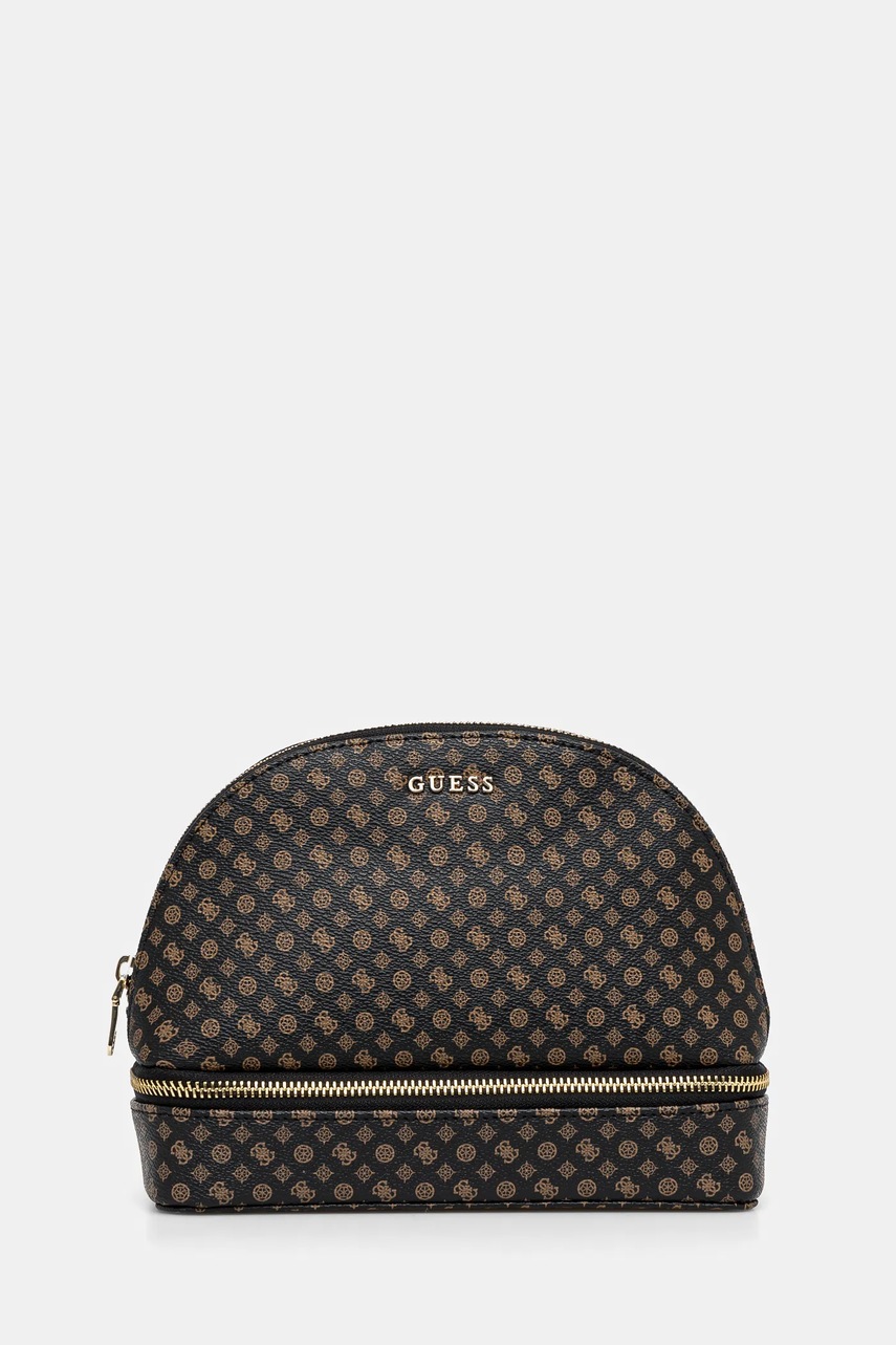 

Козметична чанта Guess в кафяво PW7476 P4432, Кафяв