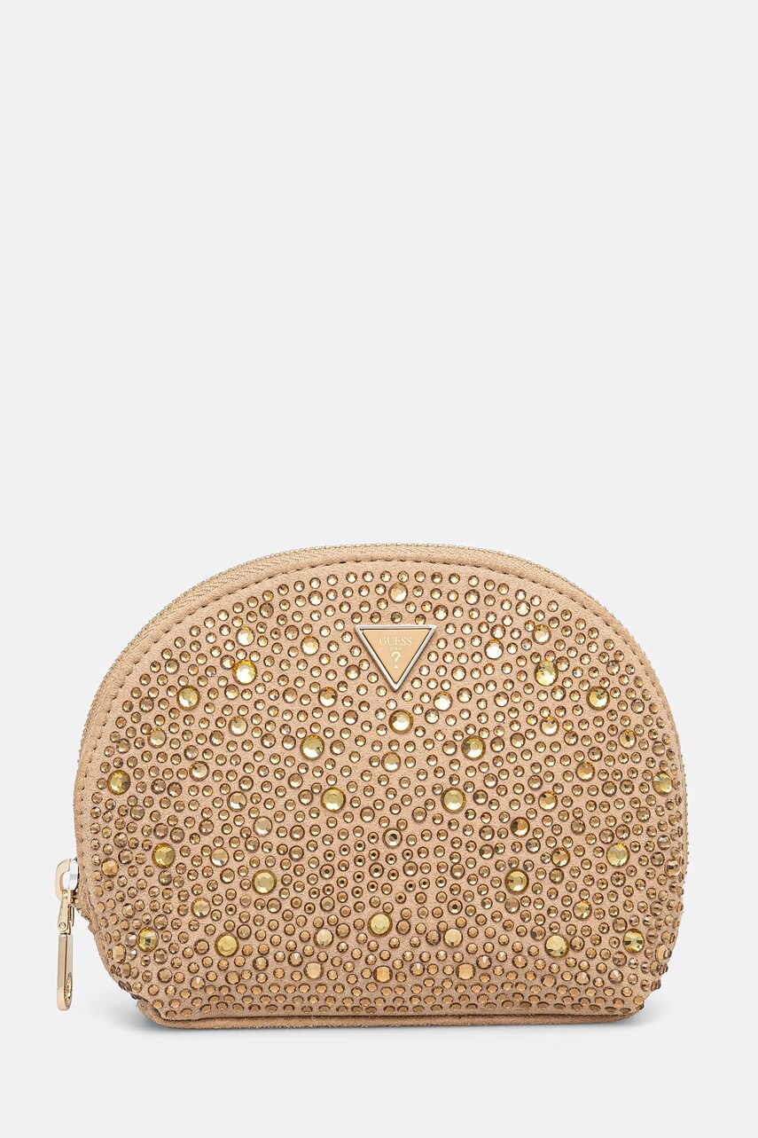Kosmetická taška Guess zlatá barva, PW7482 P4470