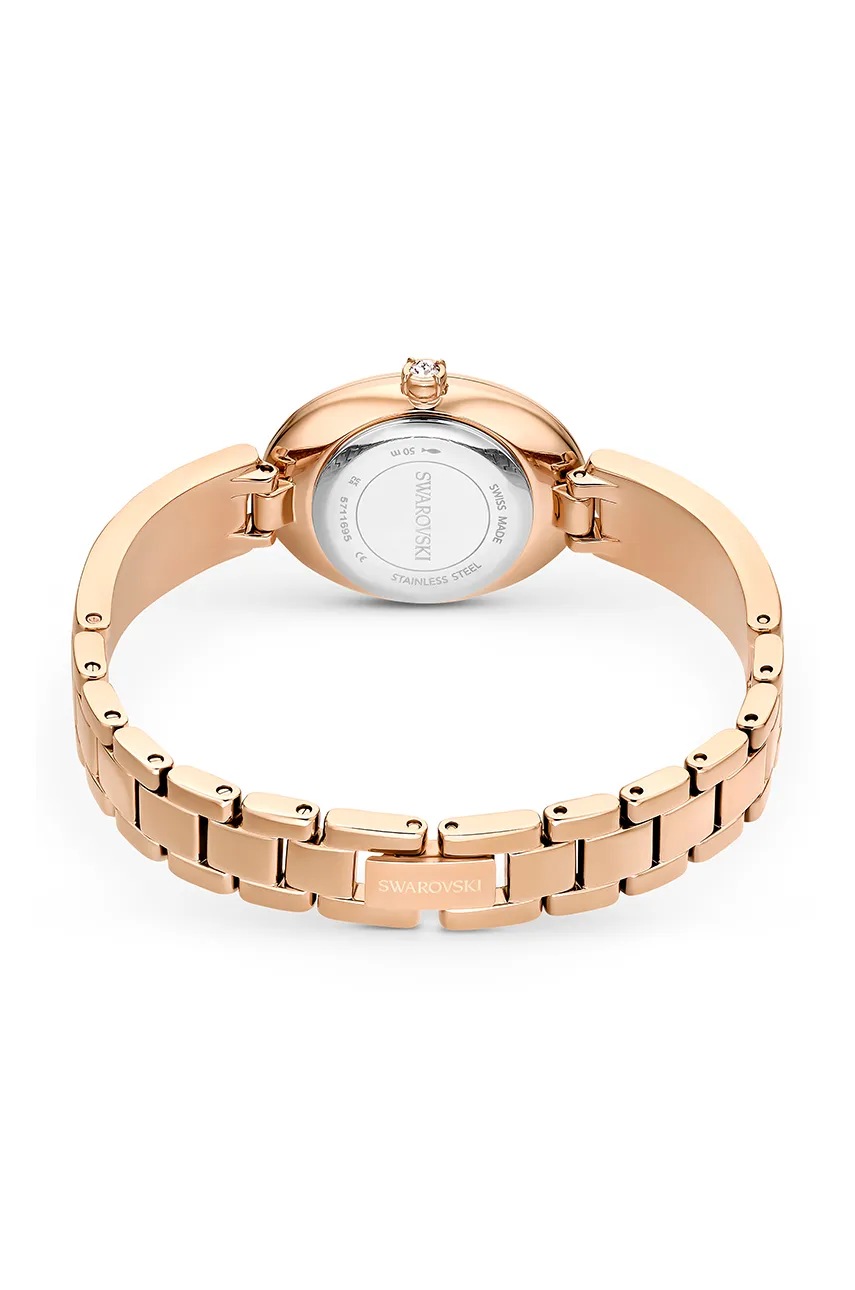 Годинник Swarovski CRYSTAL ROCK OVAL жіночий колір сірий 5711695 