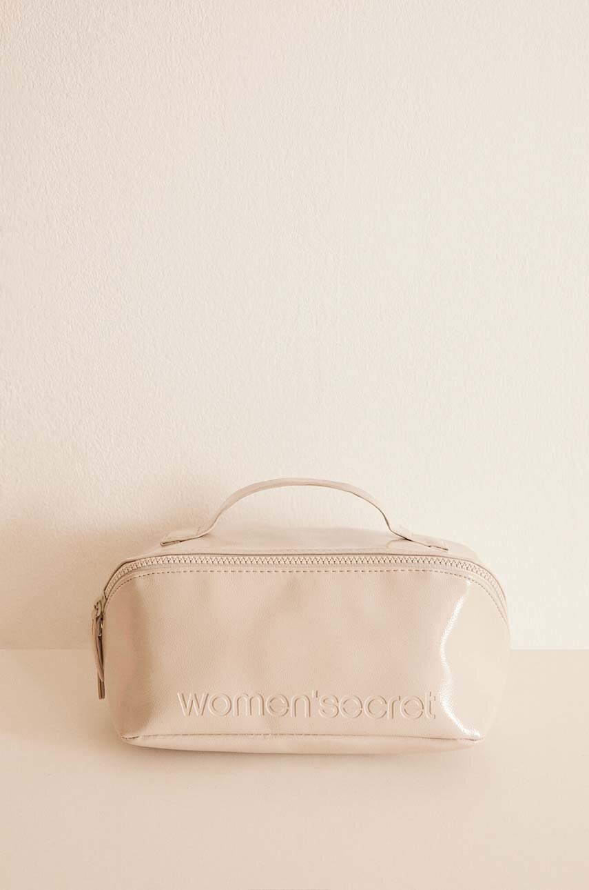 

Козметична чанта women'secret EVERYDAY ESSENTIALS 1 в бежово 4848803, Бежов