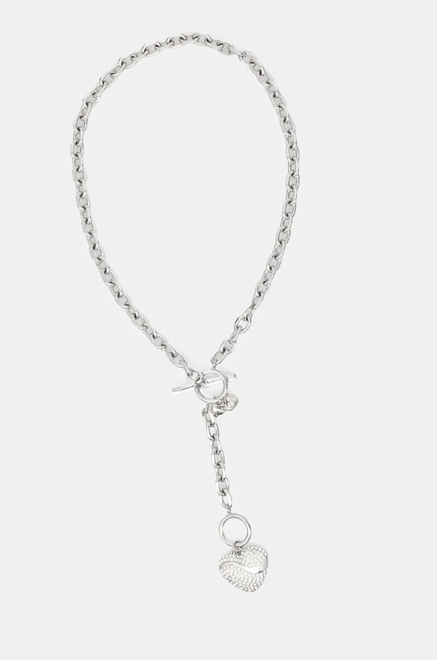 

Колие Guess JUBN04 494JW, Сребърен