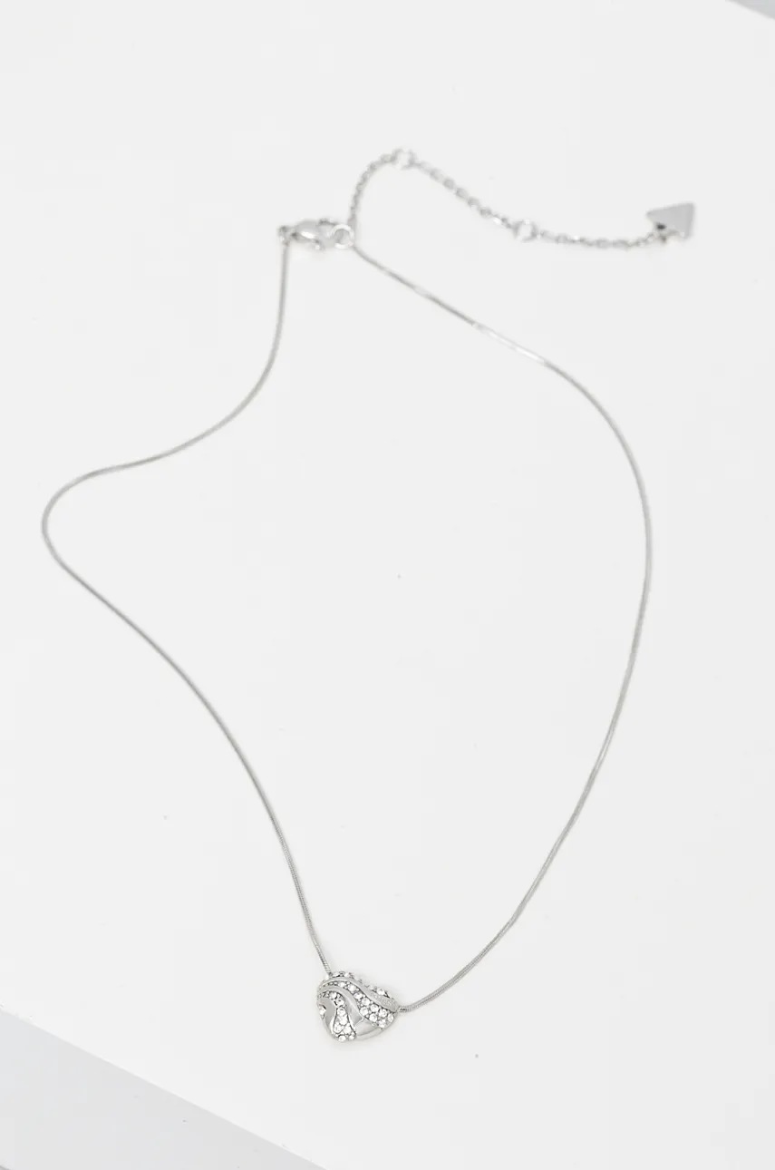 

Колие Guess JUBN04 501JW, Сребърен