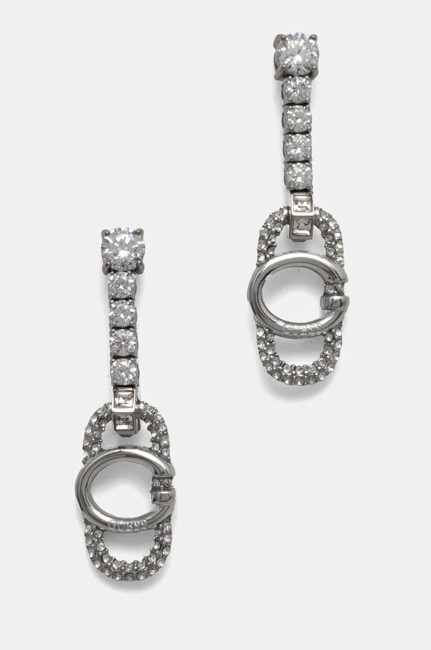 

Обици Guess JUBE04 507JW, Сребърен